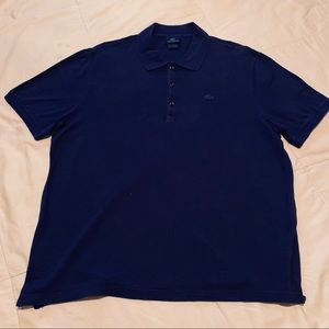 COBALT BLUE LACOSTE POLO SIZE 6 OR MENS XL!